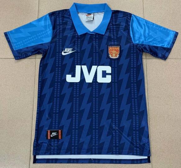 1994 Arsenal Retro Blue Away Kit Soccer Jersey